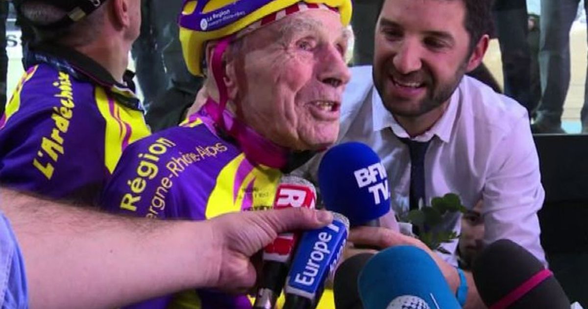 Ciclista di 105 anni batte record: 22,5 km in un’ora su pista