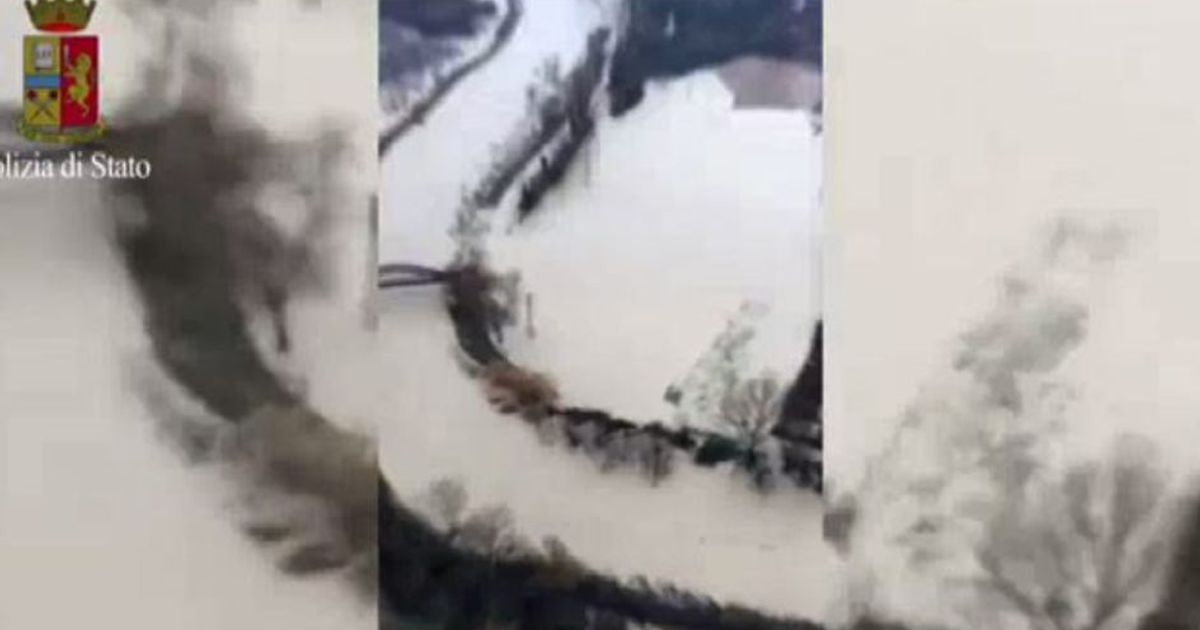 Emergenza Abruzzo, le immagini aeree dell’esondazione del Pescara