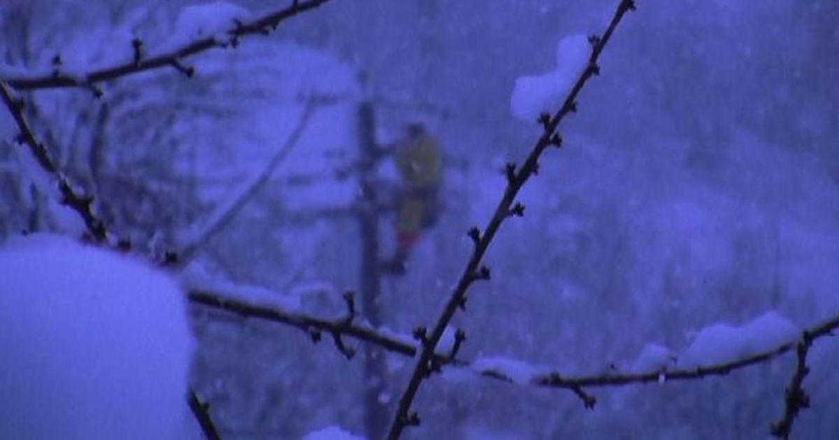 Abruzzo, i difficoltosi interventi per ripristinare l’elettricità