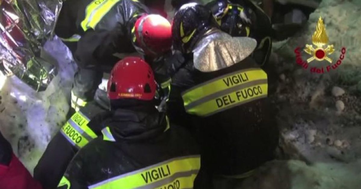Valanga di Rigopiano, bilancio aggiornato: 9 in salvo, 5 vittime
