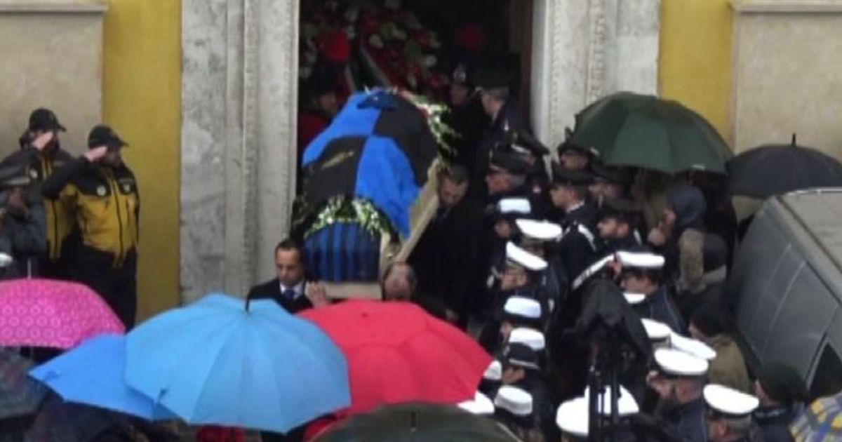 Valanga Rigopiano, i funerali del maitre Alessandro Giancaterino