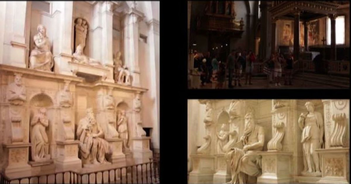 Michelangelo si illumina, torna a splendere la Tomba di Giulio II