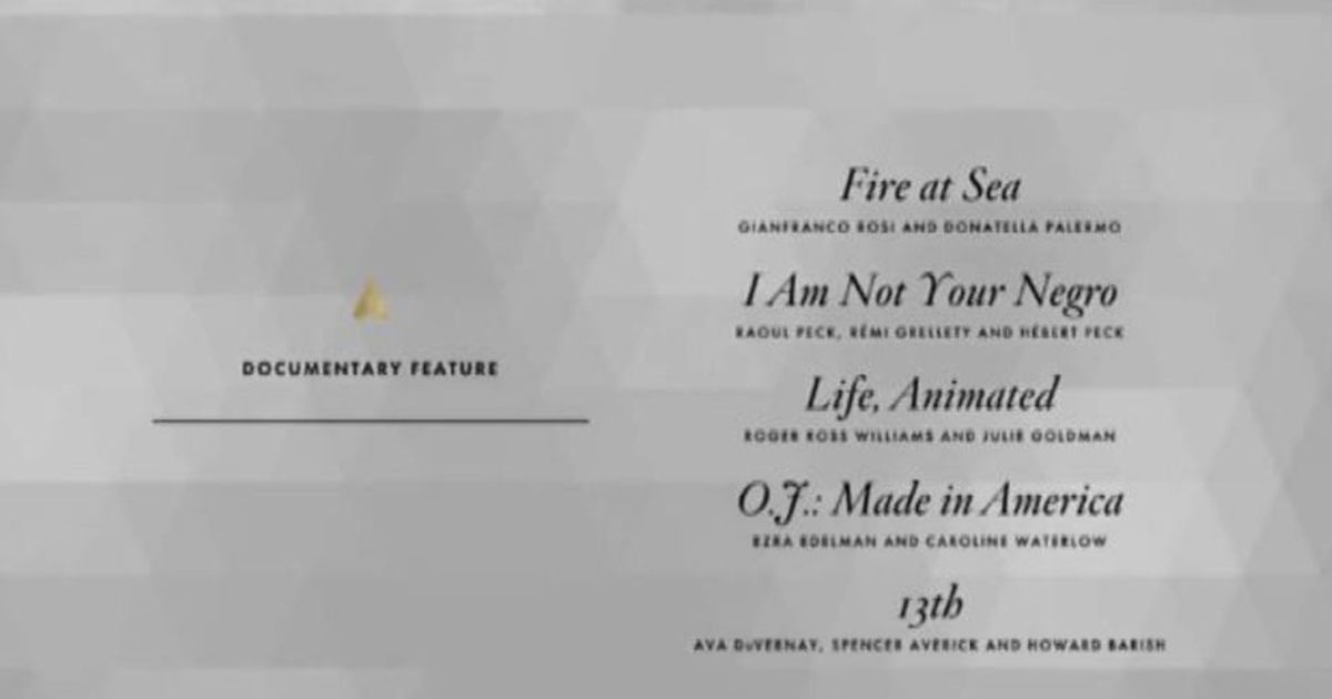 “Fuocoammare” candidato agli Oscar come miglior documentario