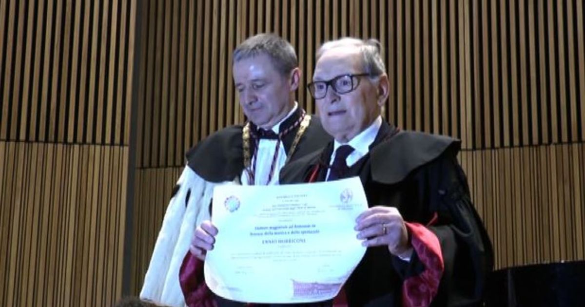 Laurea ad honorem dalla Statale di Milano per Ennio Morricone
