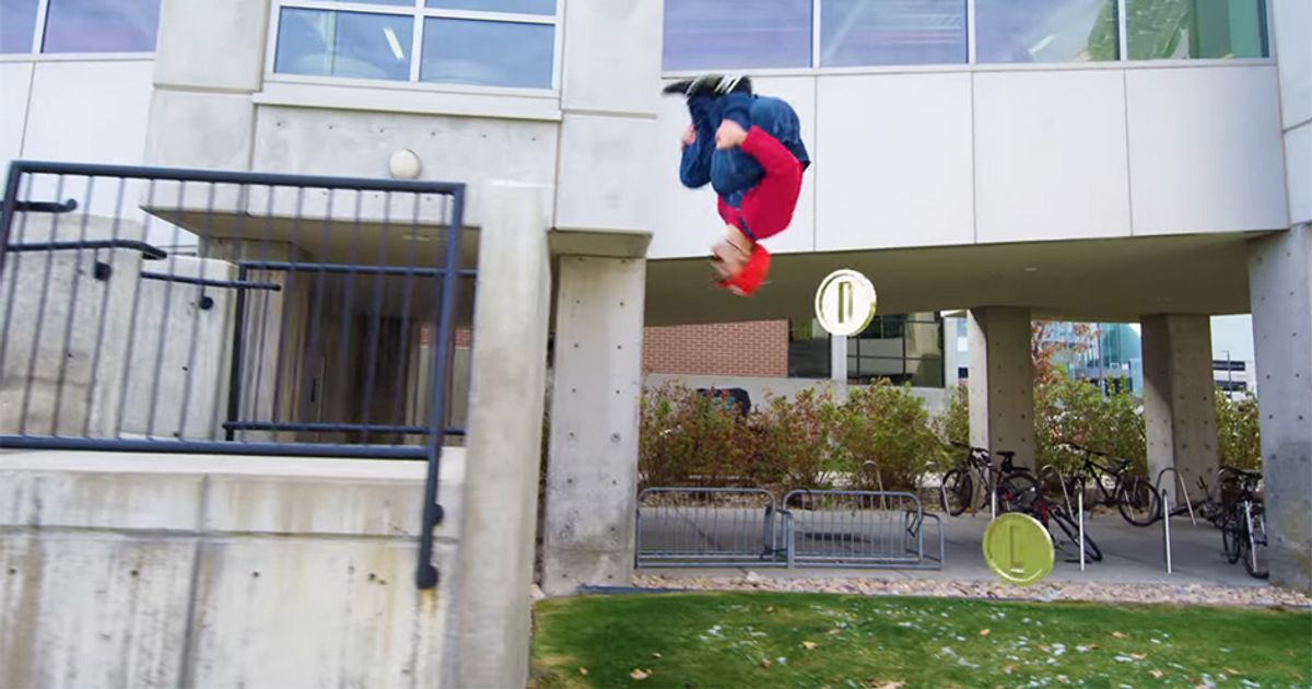 Super Mario Run Parkour e il videogioco diventa reale!