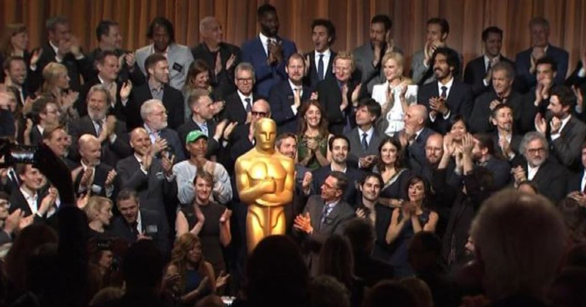 Oscar 2017 foto di gruppo con tutti i candidati