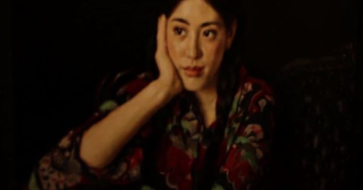 Ritratti di donna e pittura a olio, Yang Fei Yun a Firenze