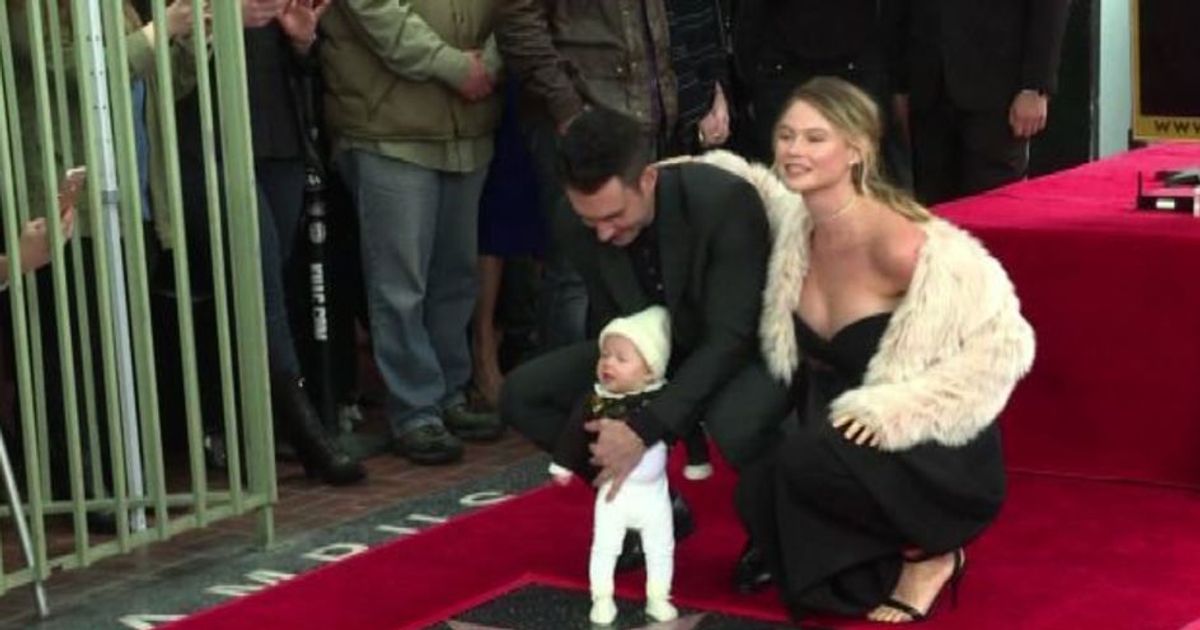 Stella per Adam Levine dei Maroon 5 sulla Hollywood Walk of Fame