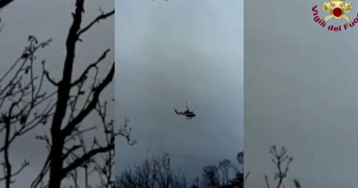 Recuperato elicottero dei Vigili del fuoco costretto ad atterrare