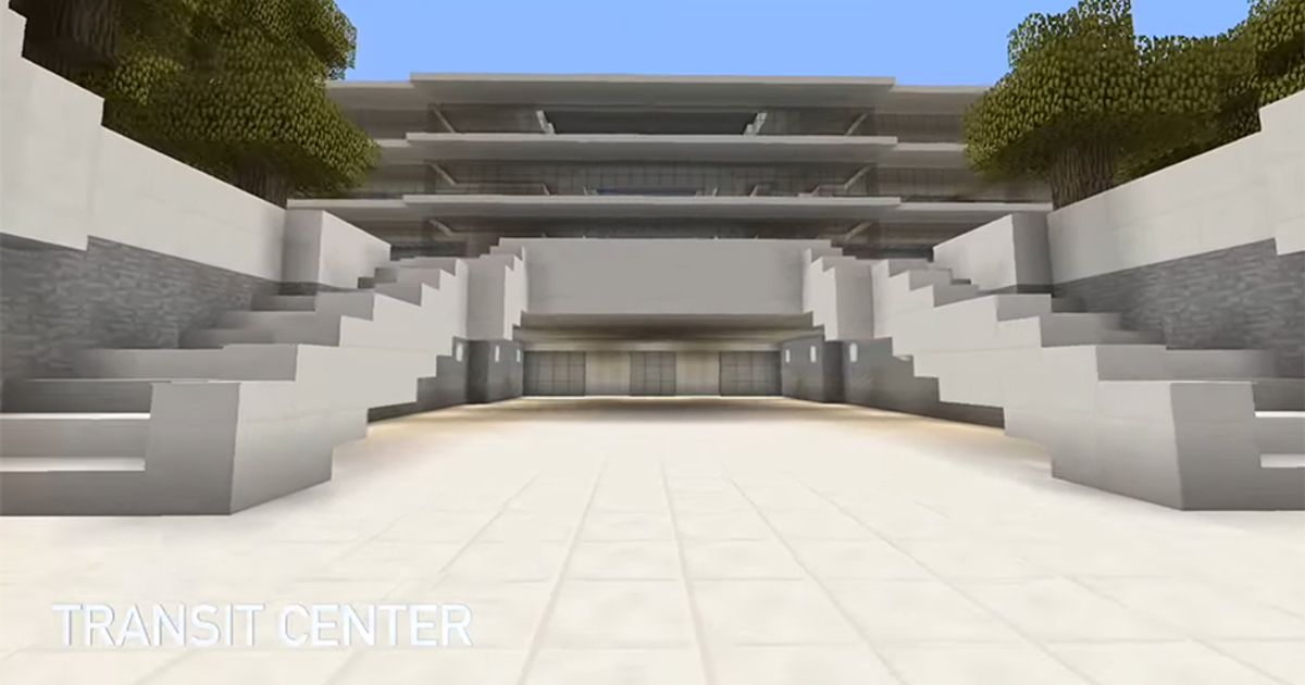 Scopriamo la nuova sede di Apple con un modello virtuale realizzato con Minecraft