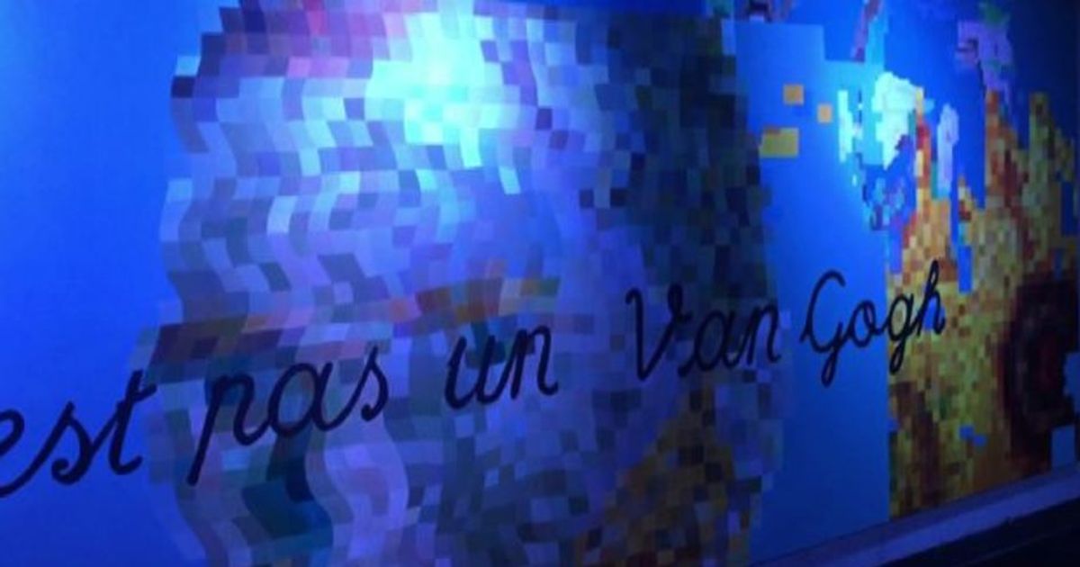 Pixel e ironia, l’omaggio degli studenti della Rufa a Van Gogh