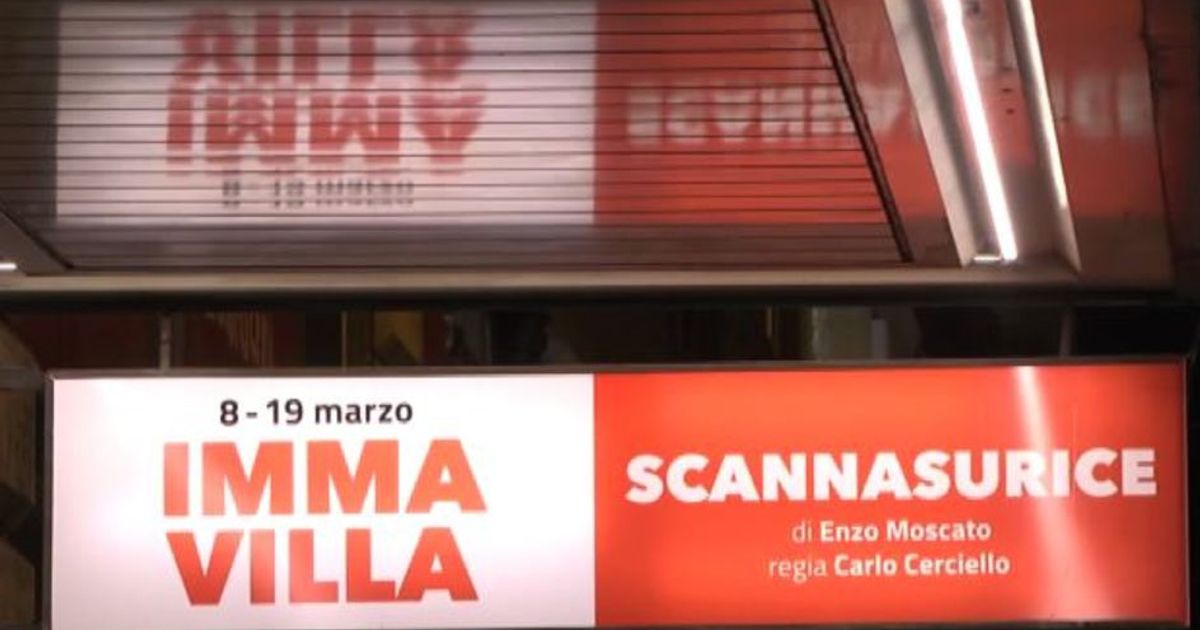 Scannasurice, miglior spettacolo critica 2015, al Piccolo Eliseo
