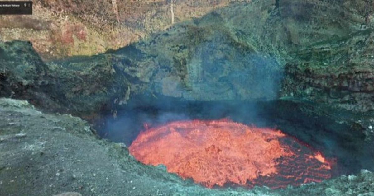 Su Google Maps il più grande cratere lavico al mondo