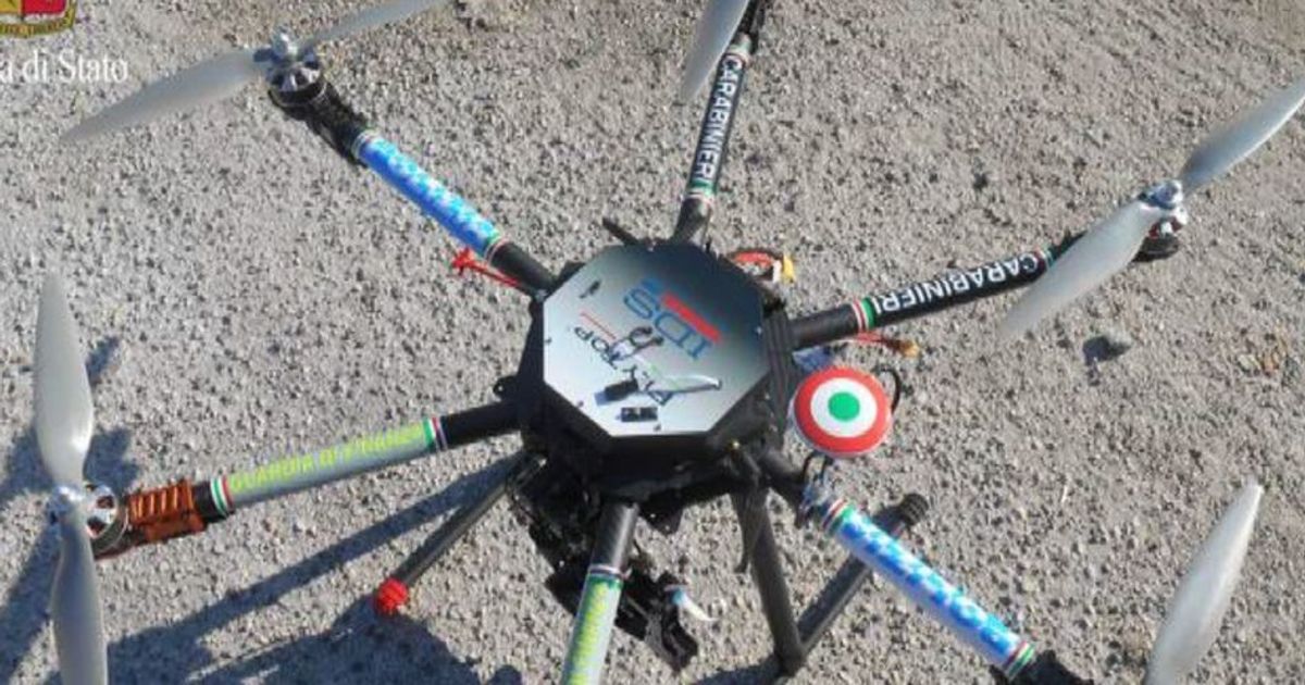 Via a sperimentazione: droni adibiti al controllo del territorio