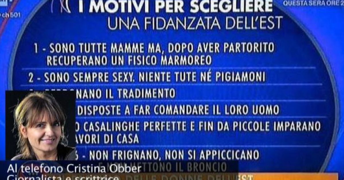 Scrittrice Obber: sessismo non riguarda solo programma Perego