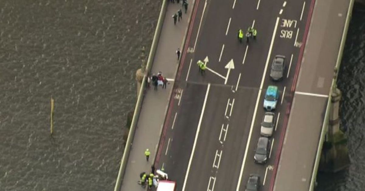 Londra: le immagini del percorso di morte sul Westminster Bridge