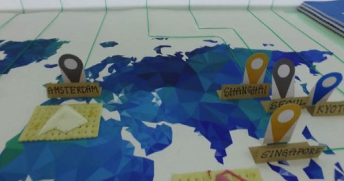 Missione Food e Innovation a Dubai con infografiche edibili