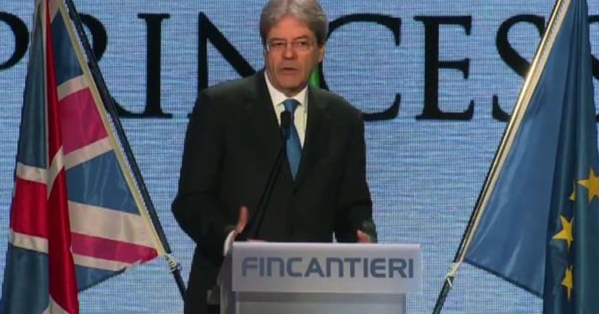 Imprese, Gentiloni: Italia vede finalmente segnali di ripresa