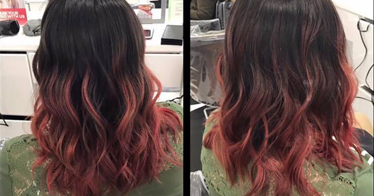 I capelli prima e dopo di una donna depressa