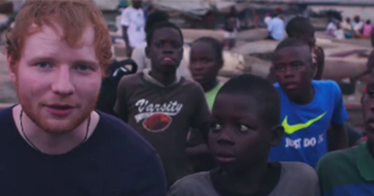 Ed Sheeran: numero uno in tutto, si fa carico di questi bambini