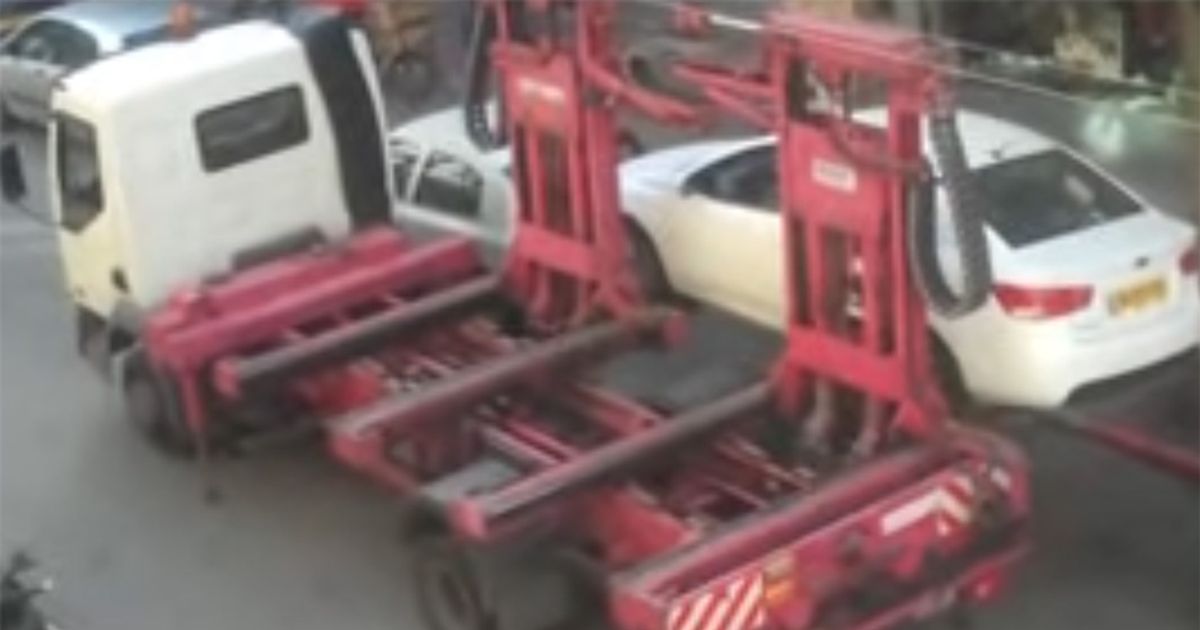 La rimozione dell’auto è velocissima