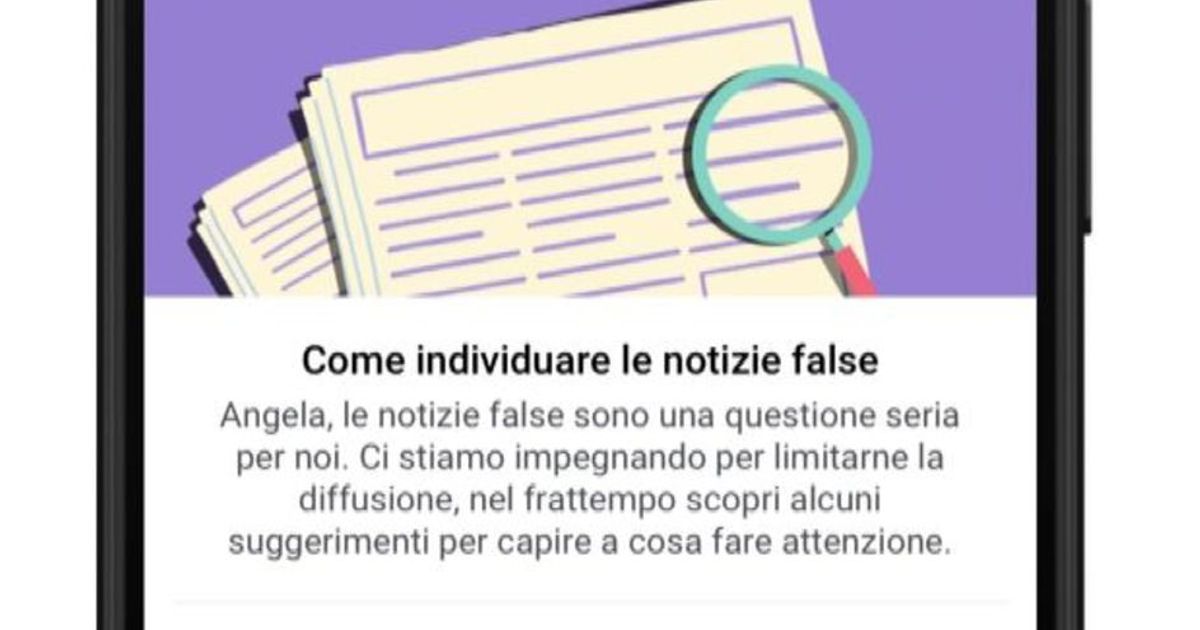 Facebook lancia un nuovo sistema antibufale contro le fake news