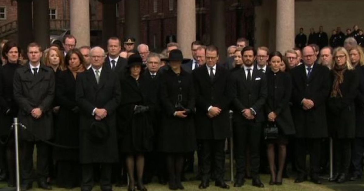 La Svezia rende omaggio alle vittime dell’attentato di Stoccolma