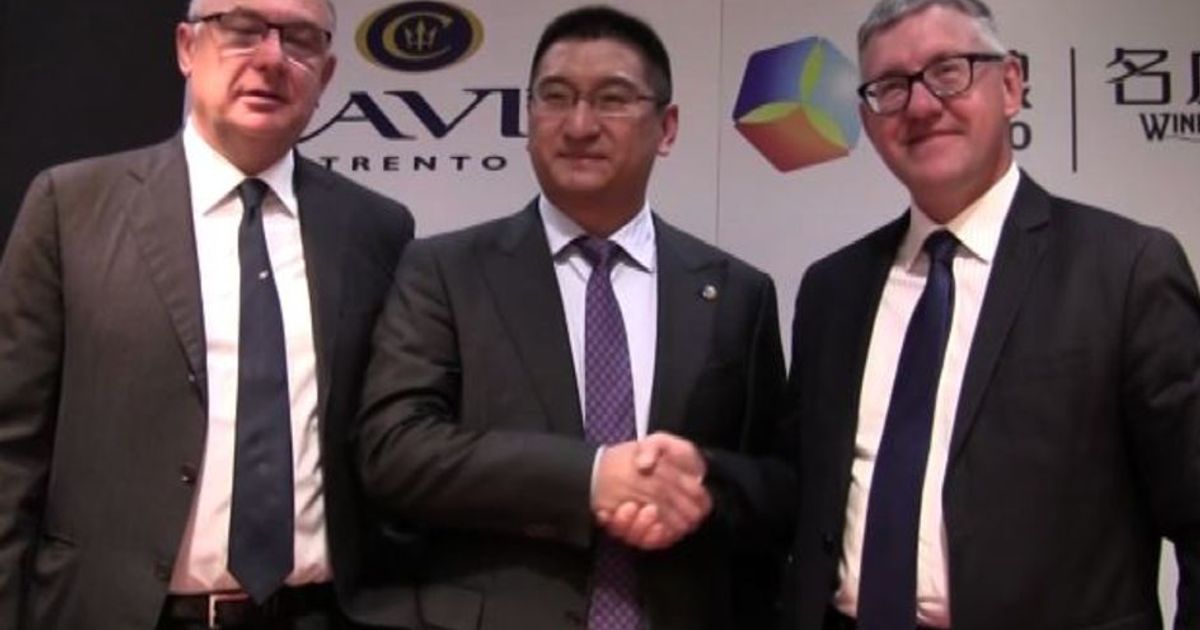 Cavit porta il vino trentino in Cina grazie all’intesa con Cofco