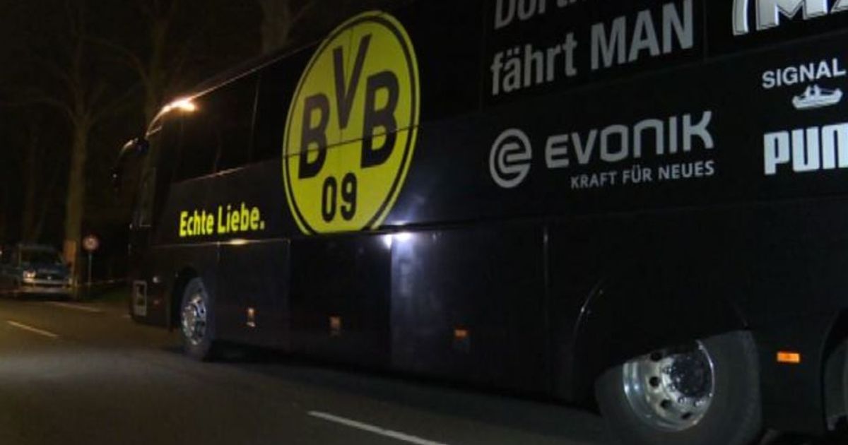 Germania, attacco con tre bombe al bus del Borussia Dortmund