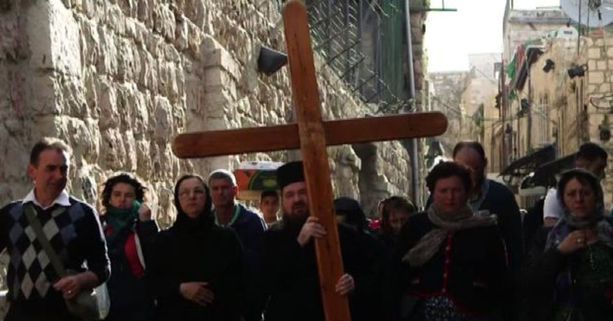 Le processioni di Pasqua nelle strade di Gerusalemme