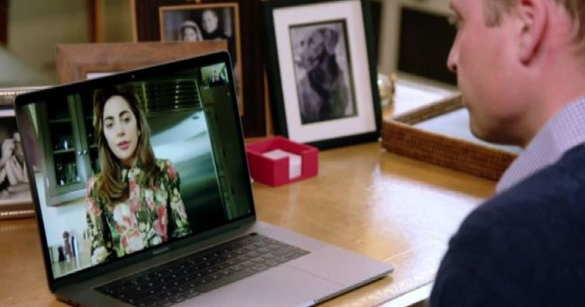 Lady Gaga videochatta con il principe William sulla depressione