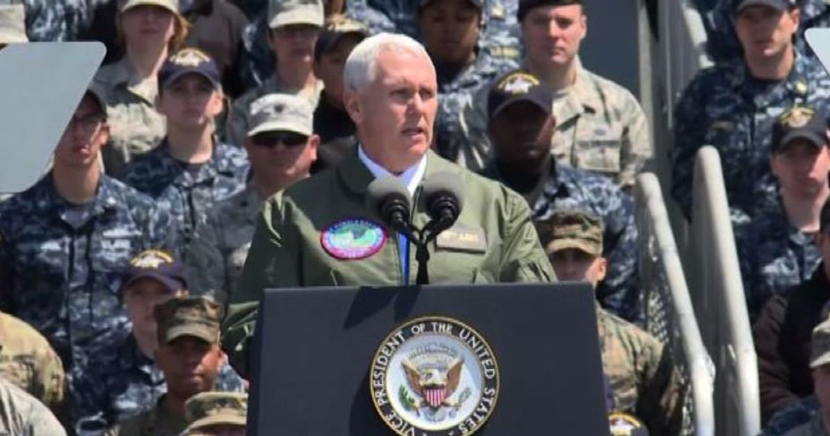 Usa, Pence: risposta devastante a qualsiasi attacco nordcoreano