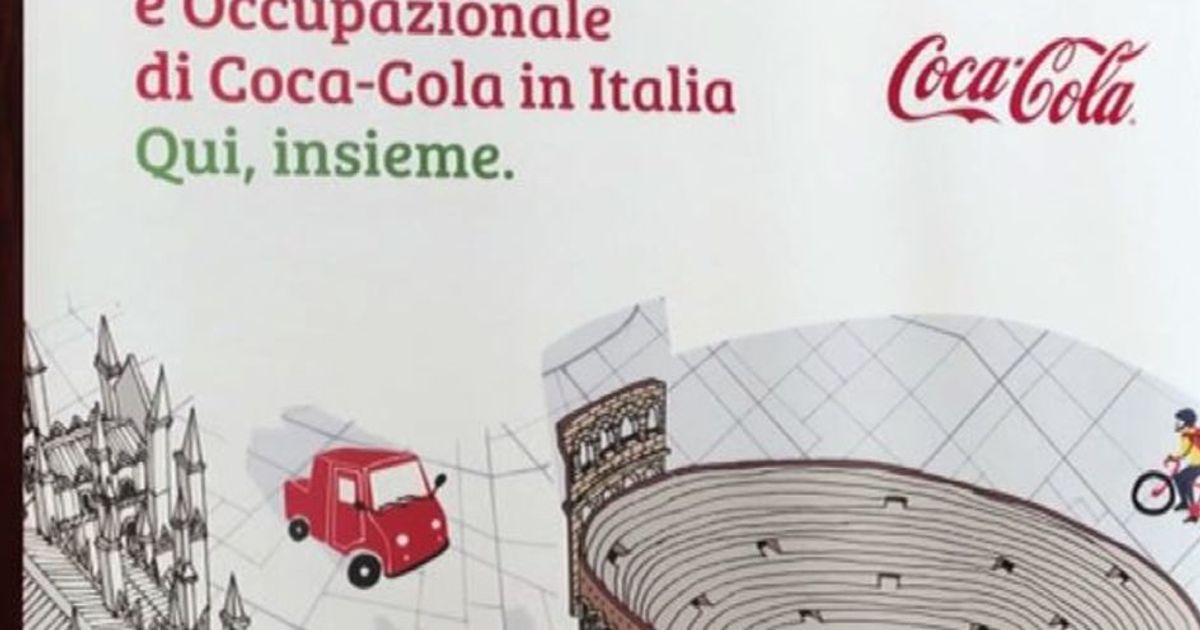 Coca Cola in Italia, impatto economico da 813 milioni