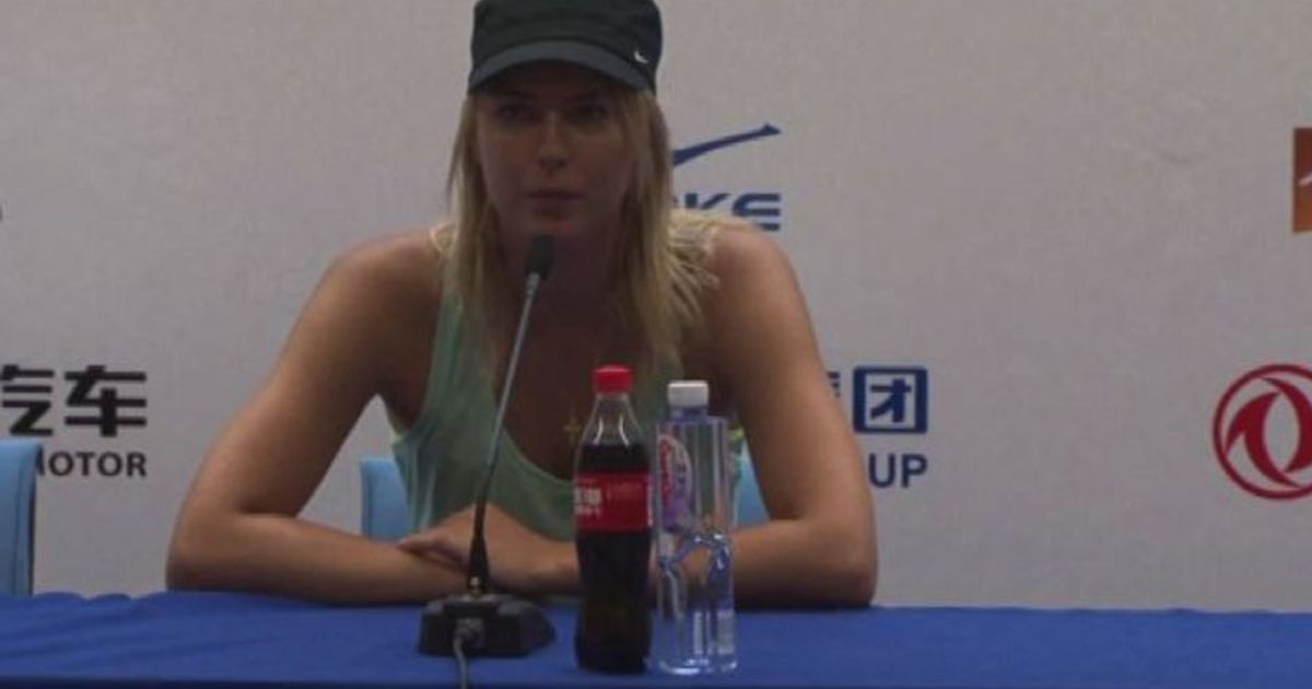 Dopo 15 mesi di squalifica per doping, Sharapova torna in campo