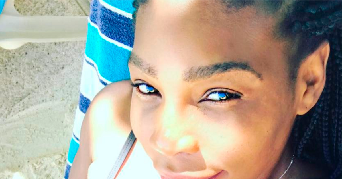 Pancione e dedica d’amore: Serena Williams scrive a suo figlio