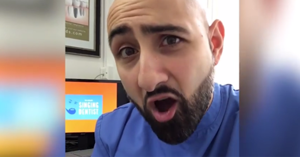 Il dentista che canta la cover di Ed Sheeran? Un mito!