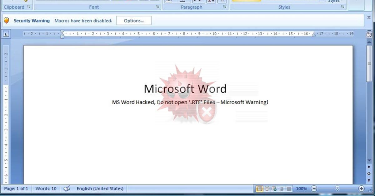 Attenzione al malware Word: traccia l’Home Banking e lo prosciuga