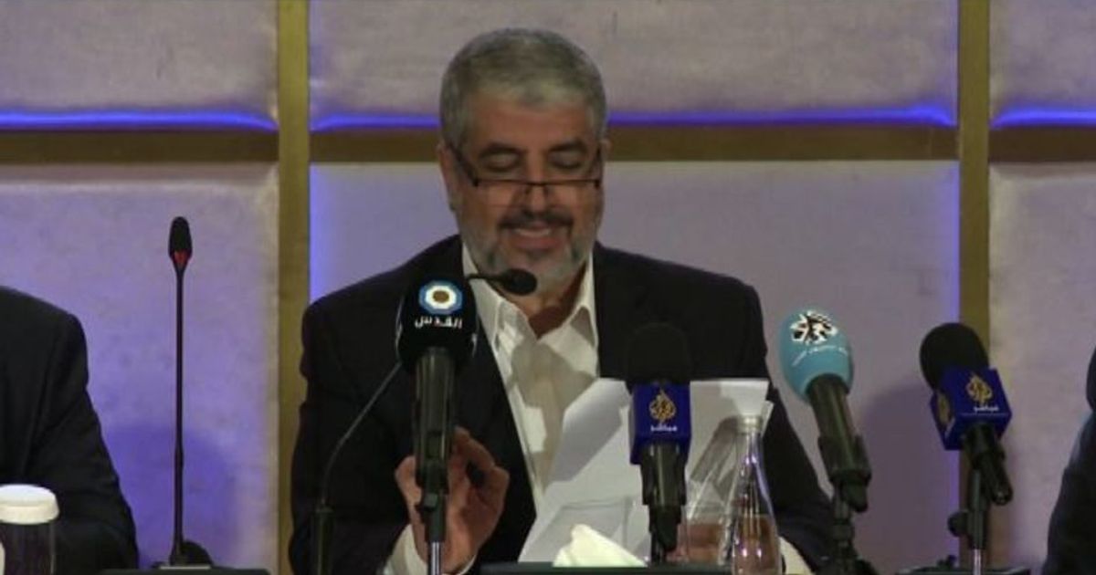 Hamas accetta lo Stato palestinese nei confini del 1967