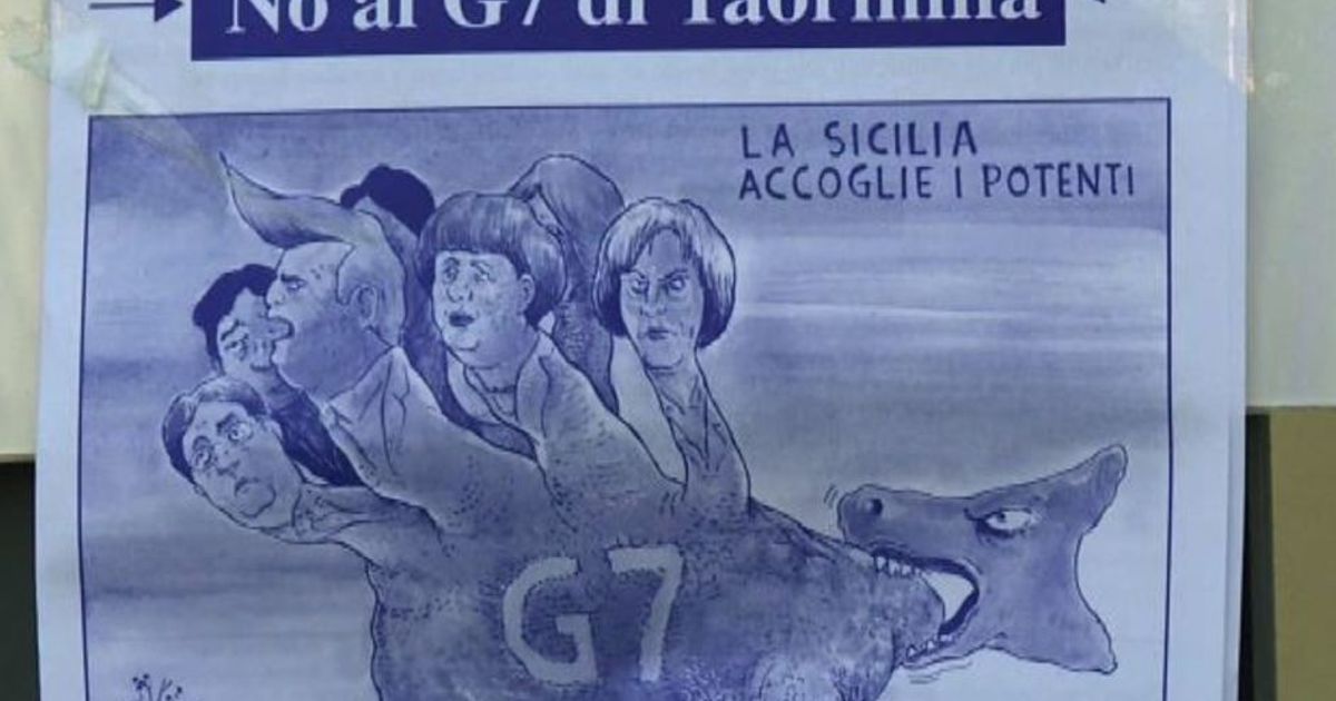 I cittadini di Taormina contro il G7 del 26 e 27 maggio prossimi
