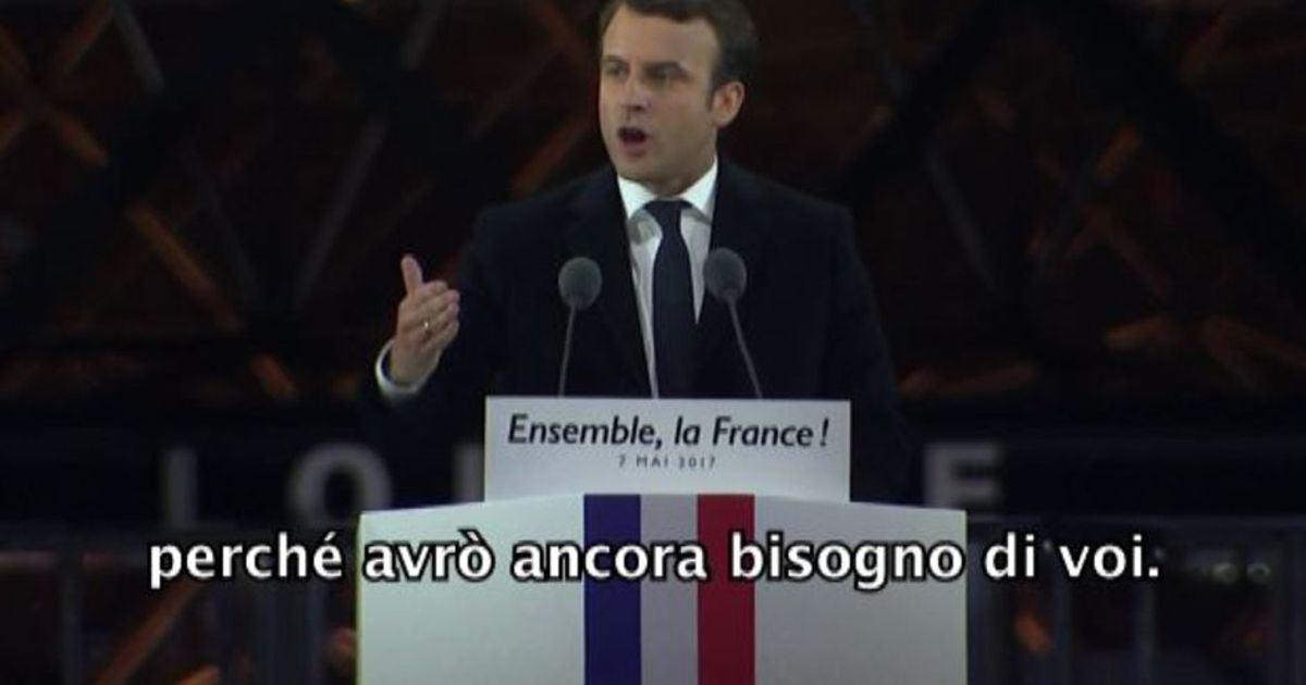 Macron, due discorsi per un presidente