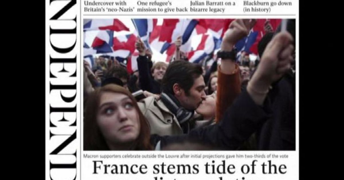 La stampa britannica celebra Macron pensando alla Brexit