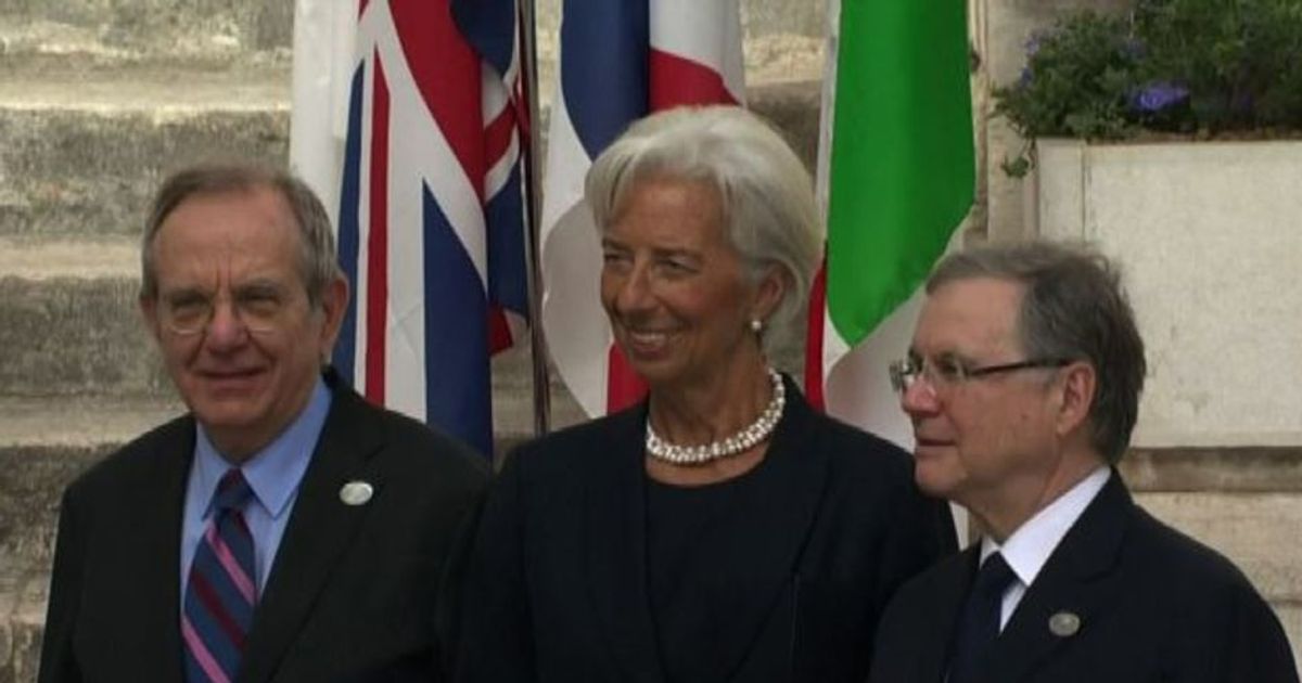 Padoan, Lagarde, Draghi, Moscovici: i big dell’economia al G7
