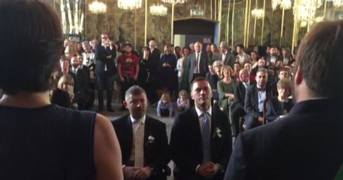 Ivan Scalfarotto si è unito civilmente al suo Federico a Milano