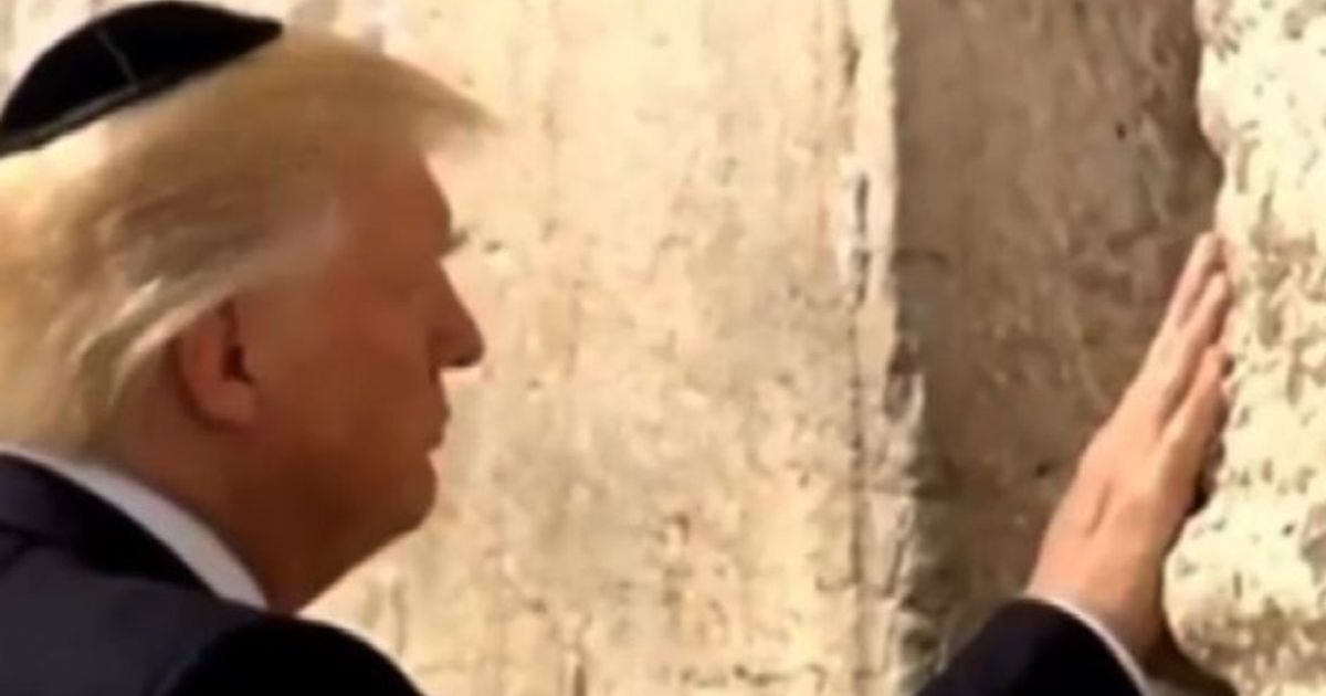 Trump al Muro del Pianto, prima visita di un presidente Usa
