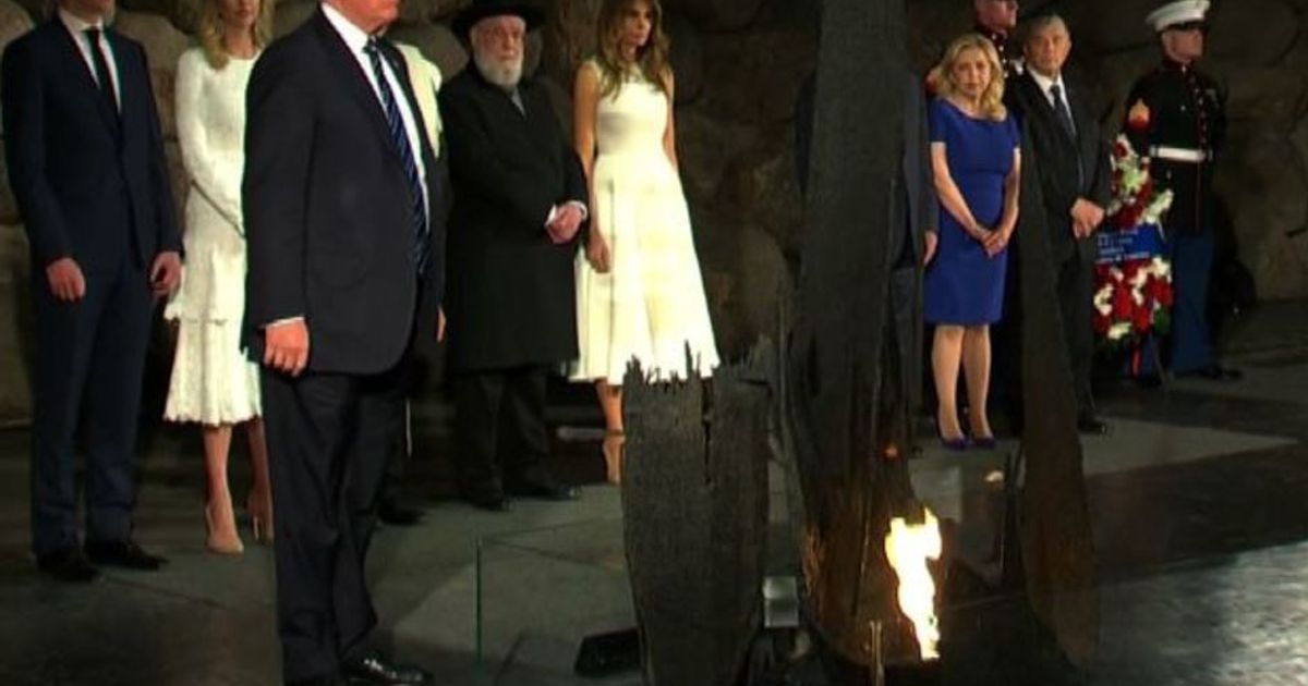 Trump visita lo Yad Vashem, il memoriale dell’Olocausto