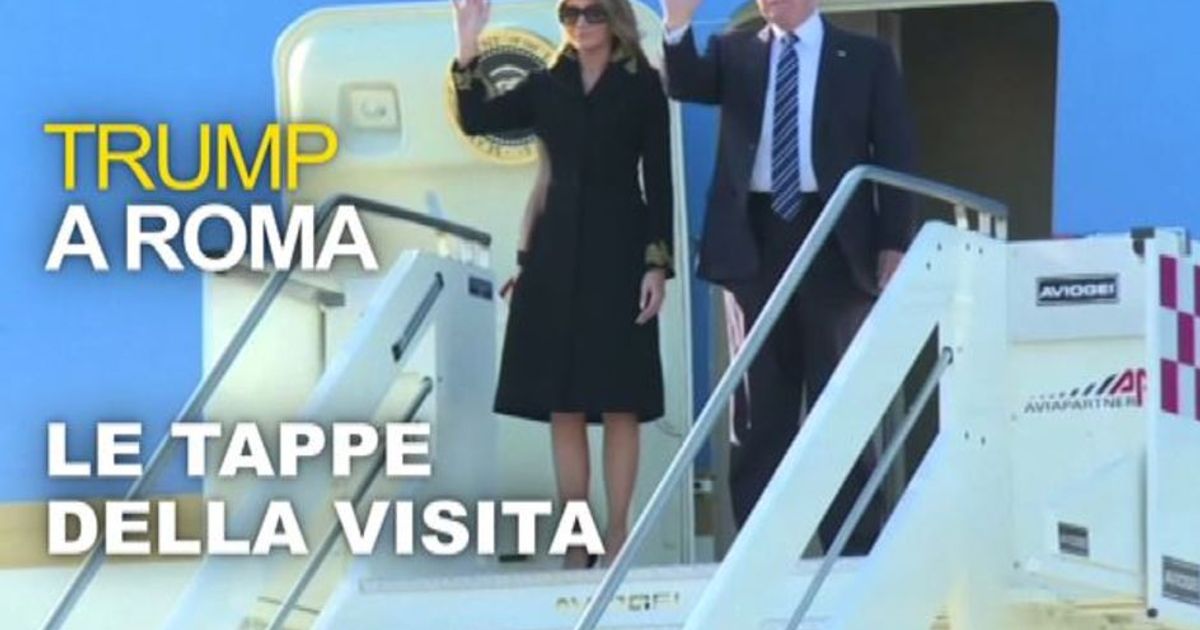 Papa, Mattarella e Gentiloni: la visita di Trump in 90 secondi