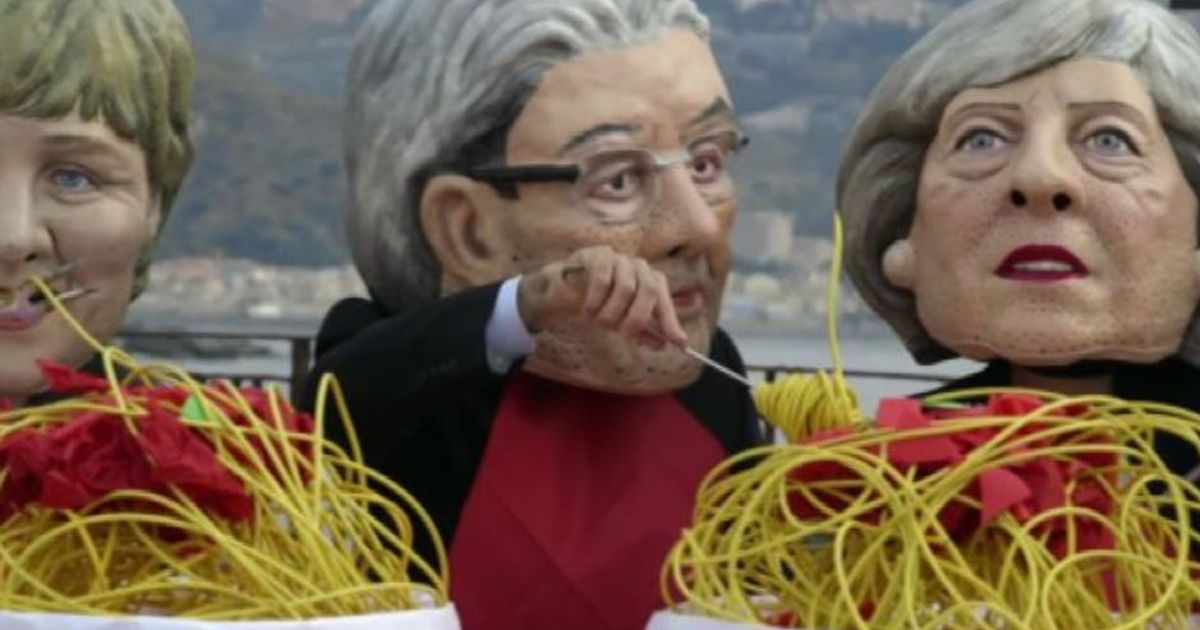 Il banchetto dei big del G7: un flashmob di Oxfam