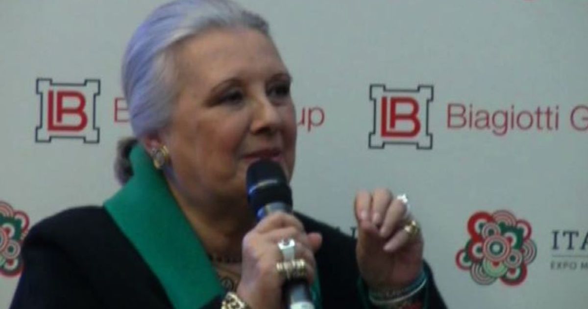 Gravissima la stilista Laura Biagiotti, “Queen of Cashmere”