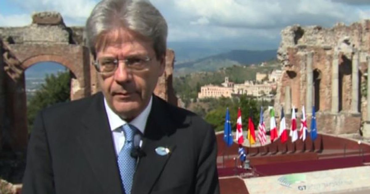 G7, il videomessaggio di Gentiloni: bisogna dare delle risposte