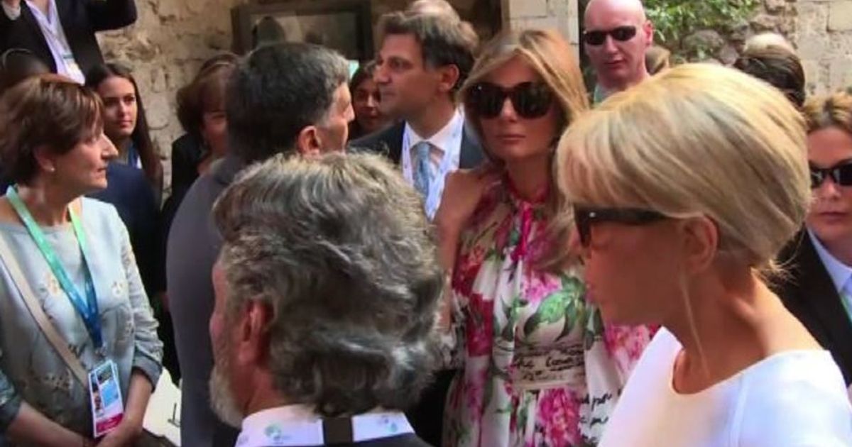 I partner dei leader del G7 in visita nel centro di Taormina